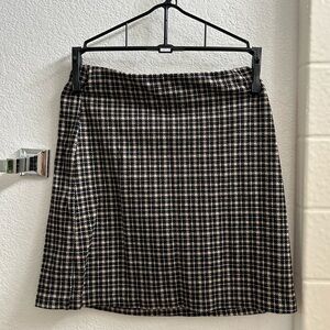 plaid skirt